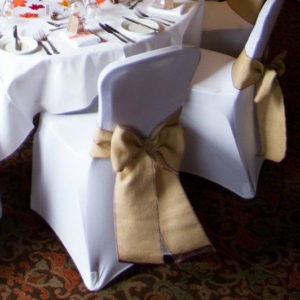 Hessian Chair Sash Hire