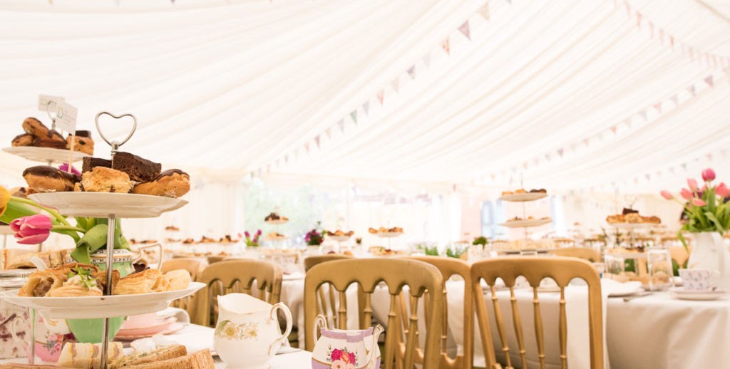 Lancashire Vintage China Hire Marquee