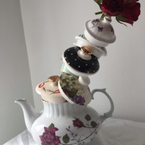 Mad Hatter Teapot Lancashire Vintage China Hire Exclusive