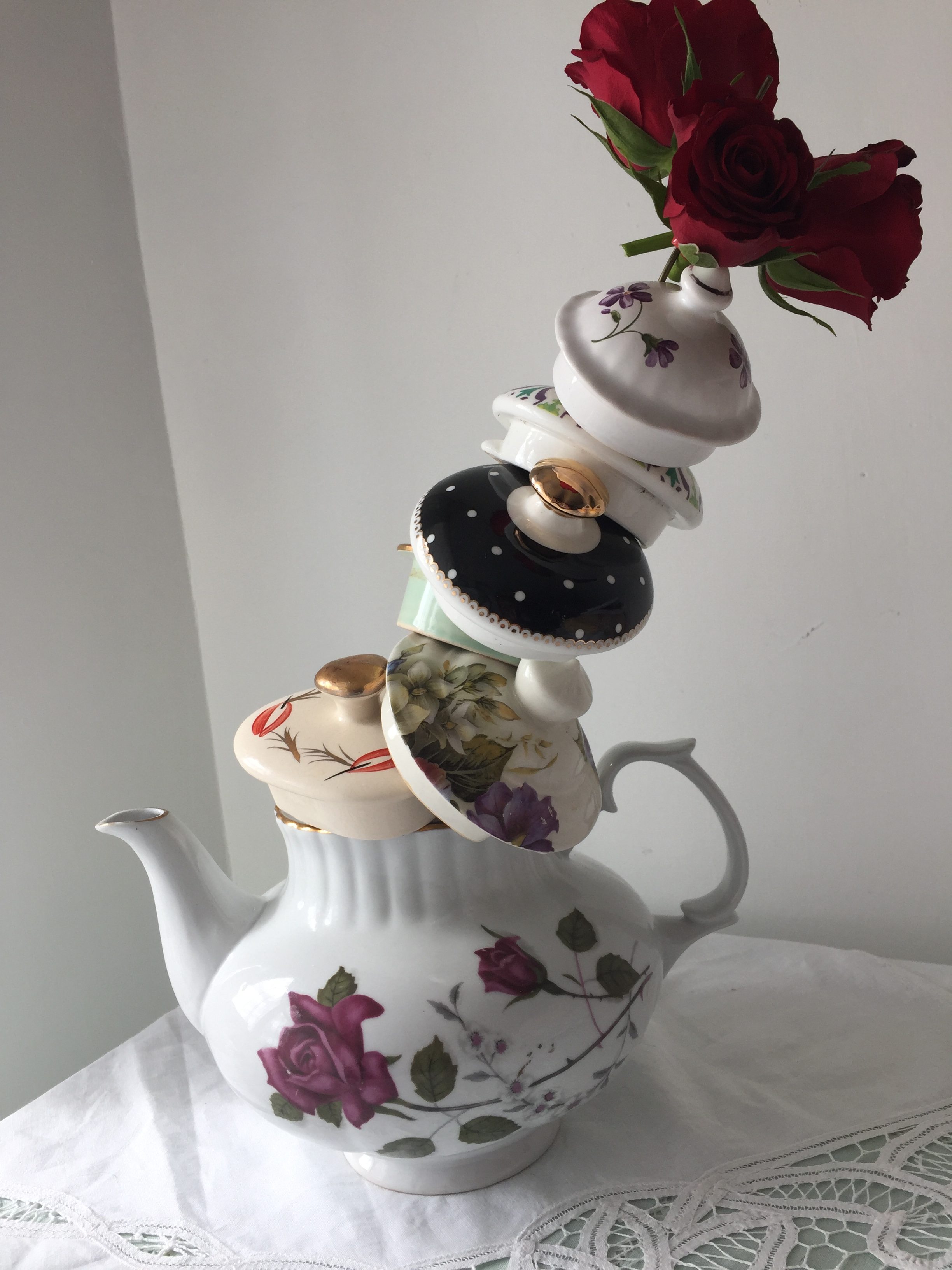 Mad Hatter Teapot Lancashire Vintage China Hire Exclusive