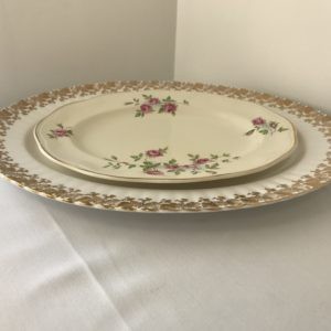 Vintage Oval Serving Plates 9-16” Hire